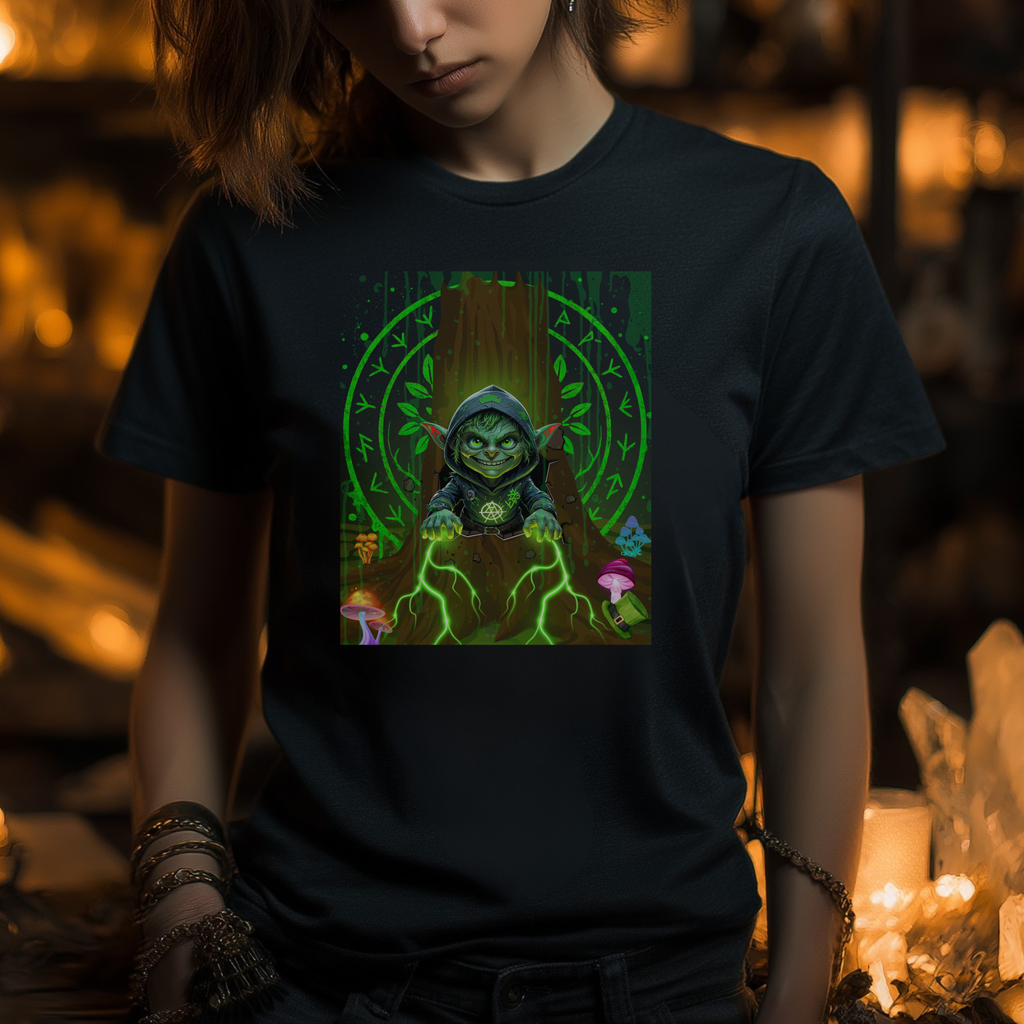 St Pattys Day Forest Goblin Unisex T Shirt, March drop