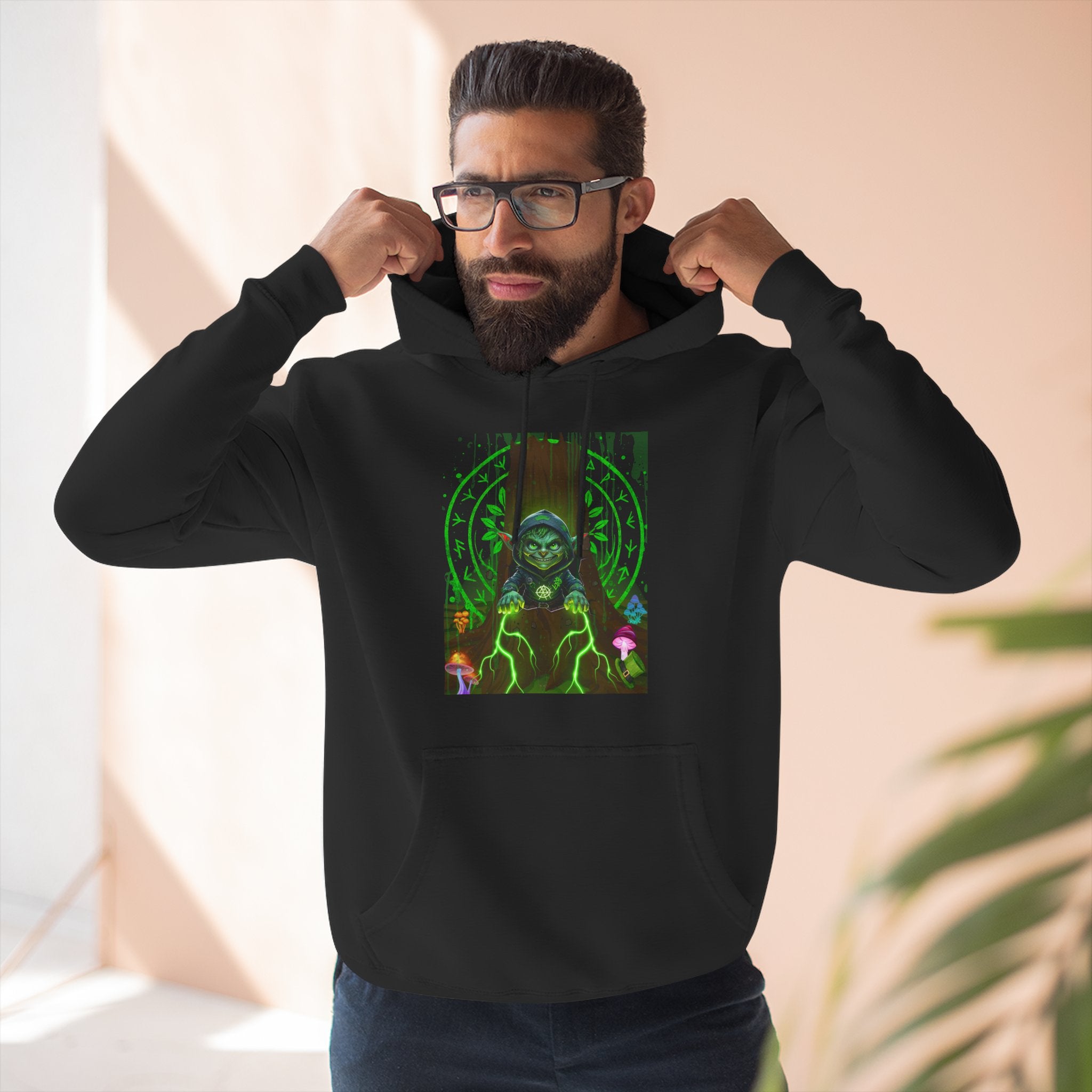 St Pattys Day Forest Goblin Unisex Hoodie, March drop