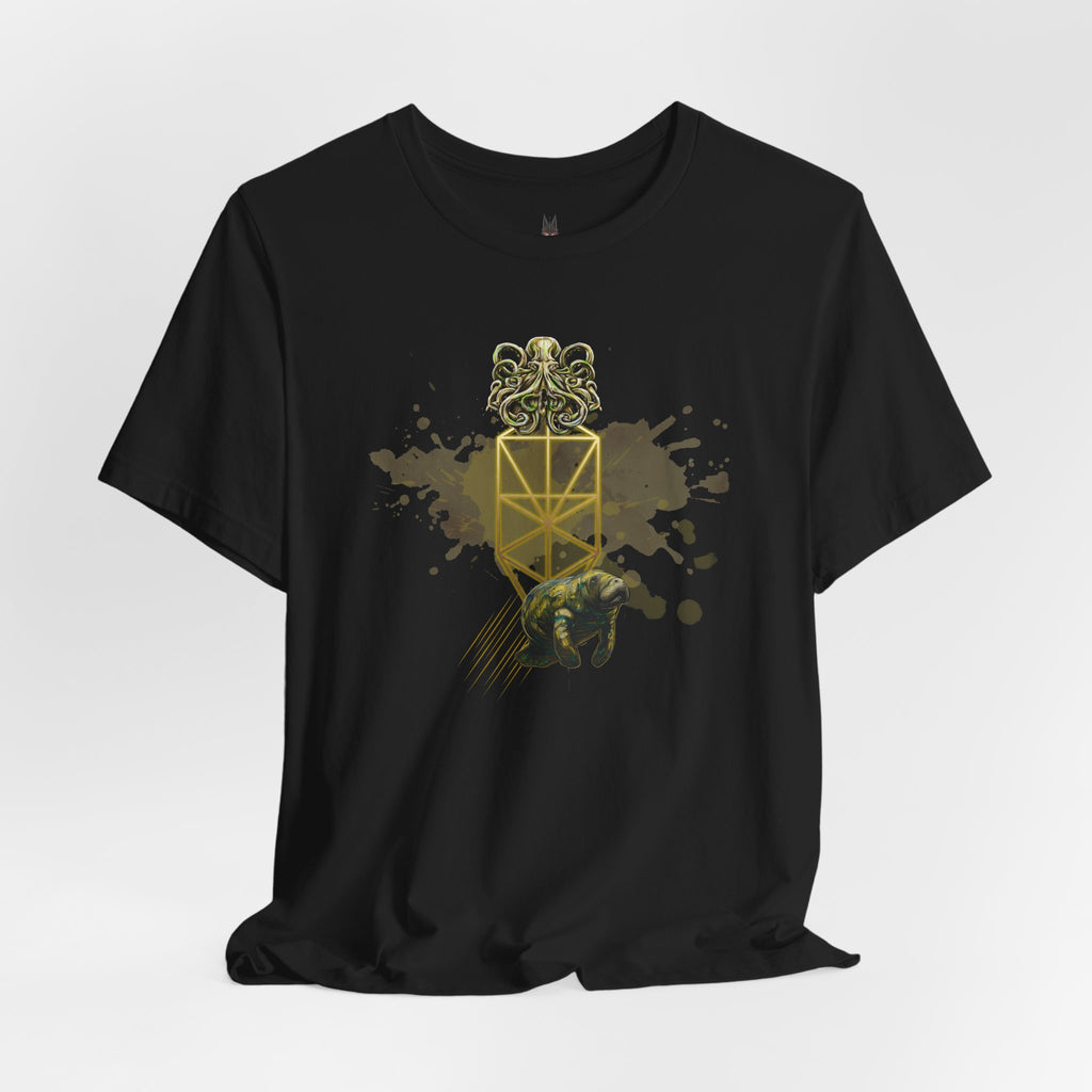 Sacred Geometry Graphic Tee Unisex Bella+Canvas 3001 Shirt Dark Aesthetic T-Shirt: Tree of Life