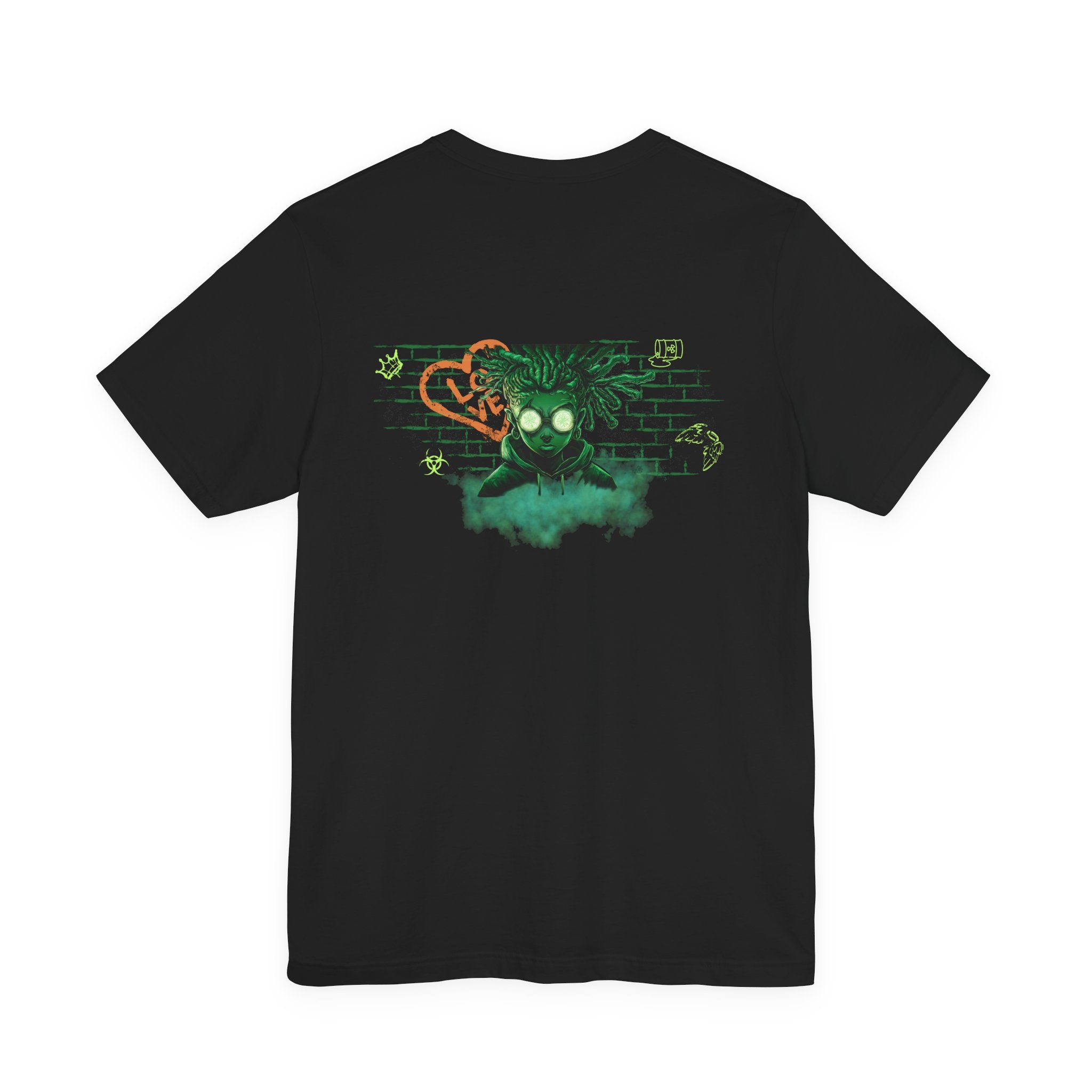 Urban Witch T-Shirt | Modern Witchcraft Graphic Tee | Dark Minimal Occult Shirt | Front & Back Print | Unisex Streetwear: Green