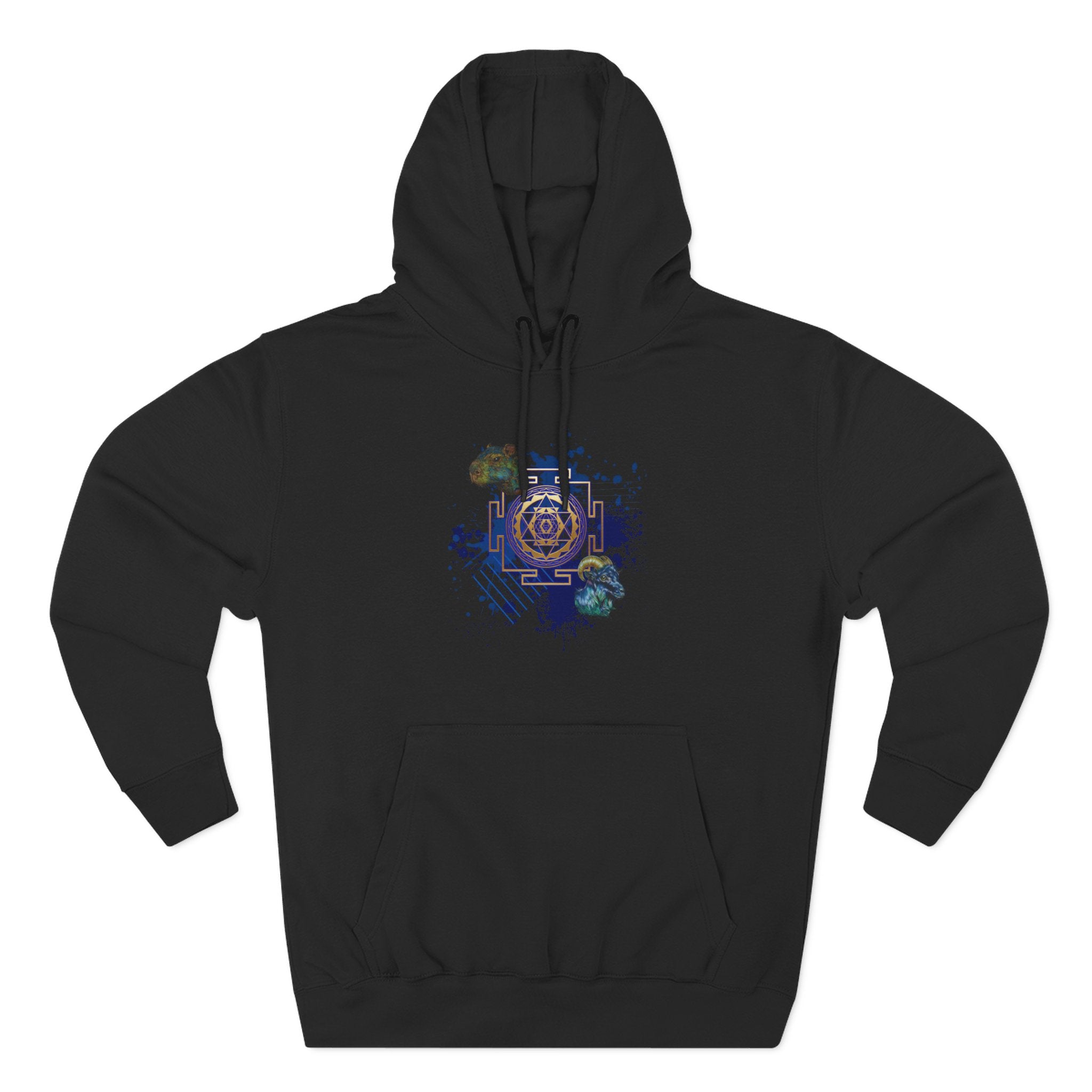 Sacred Geometry Graphic Hoodie Occult Art Ancient Forms: Sri Yantra