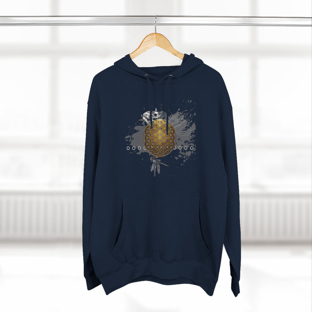 Sacred Geometry Graphic Hoodie Occult Art Ancient Forms: Flower of Life
