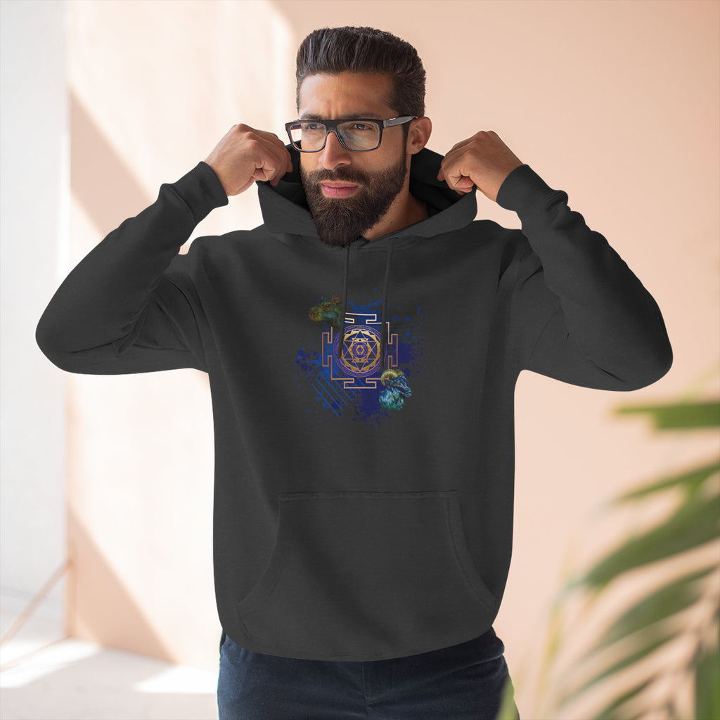Sacred Geometry Graphic Hoodie Occult Art Ancient Forms: Sri Yantra