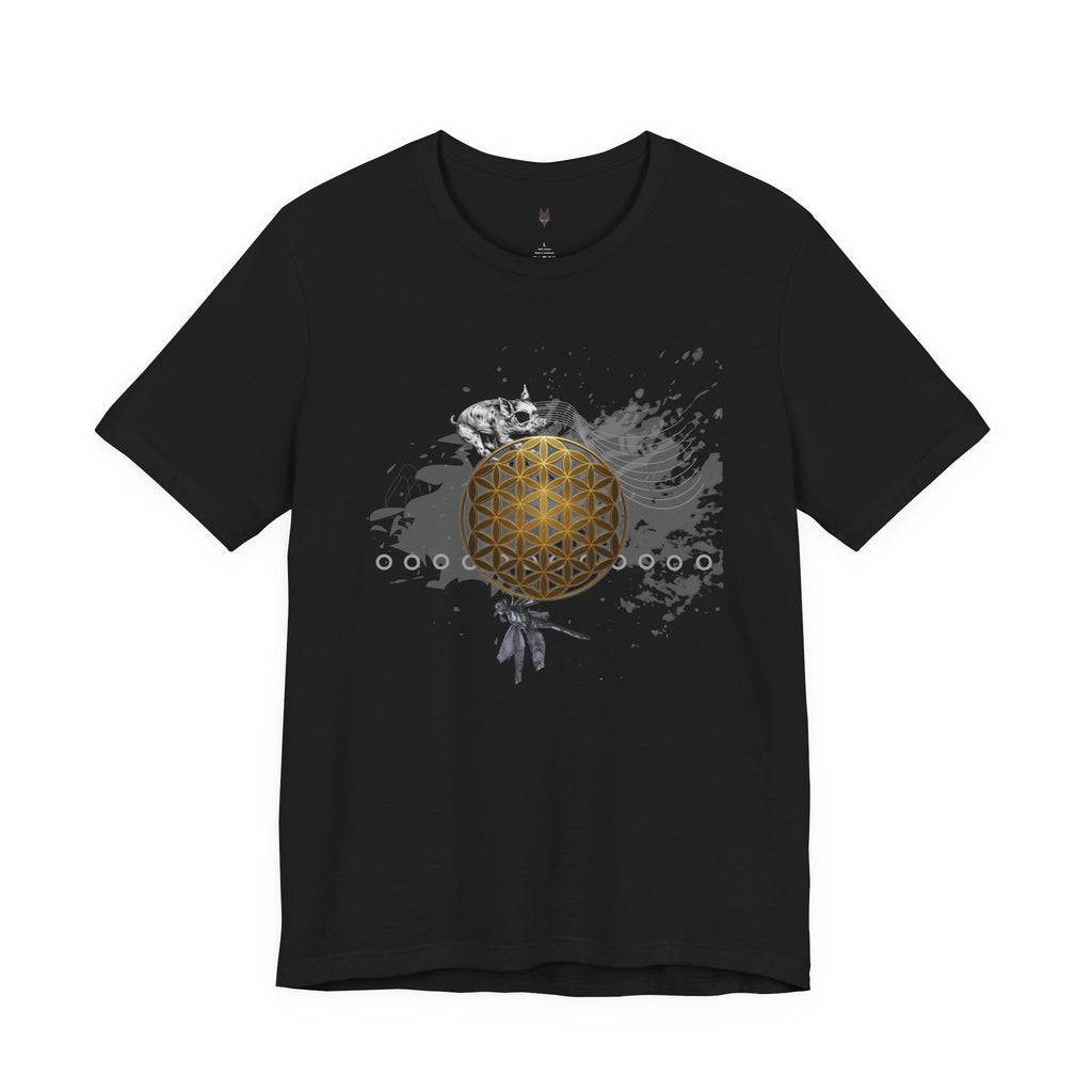 Sacred Geometry Graphic Tee Unisex Bella+Canvas 3001 Shirt Occult Art T-Shirt: Flower of Life