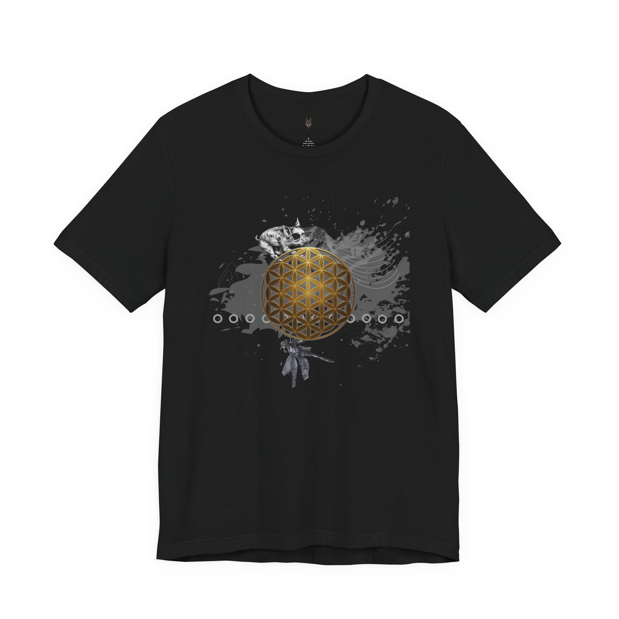 Sacred Geometry Graphic Tee Unisex Bella+Canvas 3001 Shirt Occult Art T-Shirt: Flower of Life