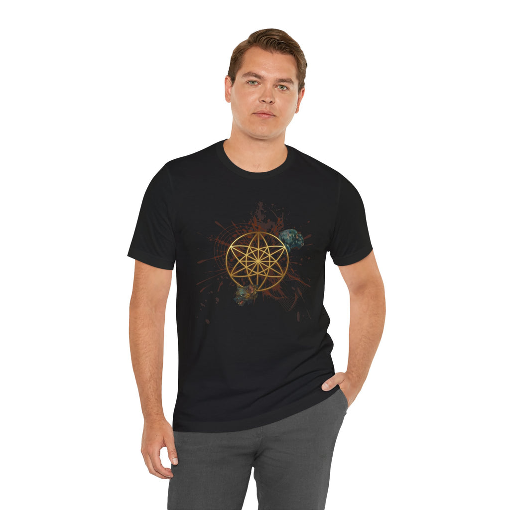 Sacred Geometry Graphic Tee Unisex Bella+Canvas 3001 Shirt Occult Art T-Shirt: Vector Equilibrium