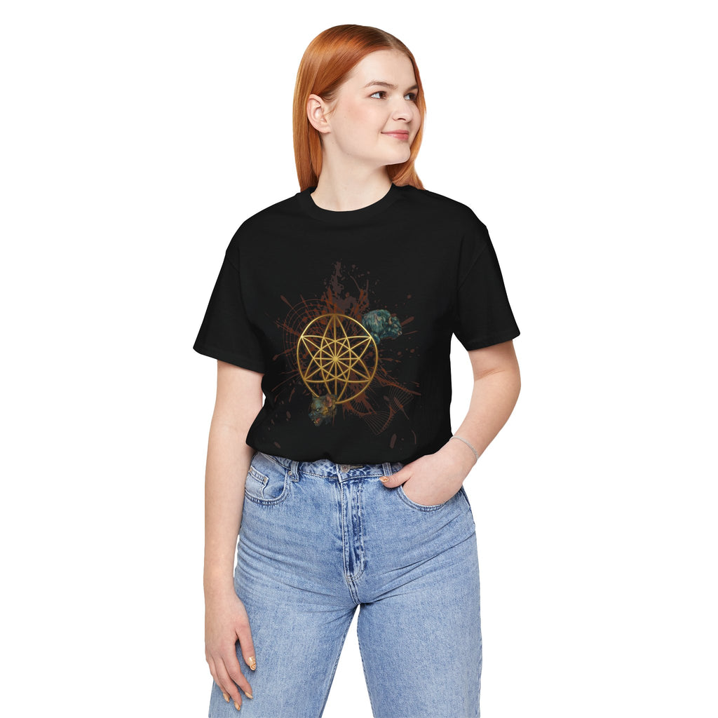 Sacred Geometry Graphic Tee Unisex Bella+Canvas 3001 Shirt Occult Art T-Shirt: Vector Equilibrium
