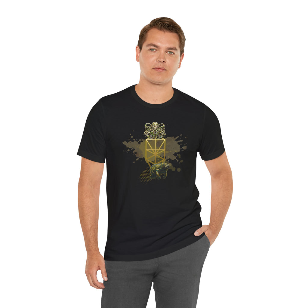 Sacred Geometry Graphic Tee Unisex Bella+Canvas 3001 Shirt Dark Aesthetic T-Shirt: Tree of Life
