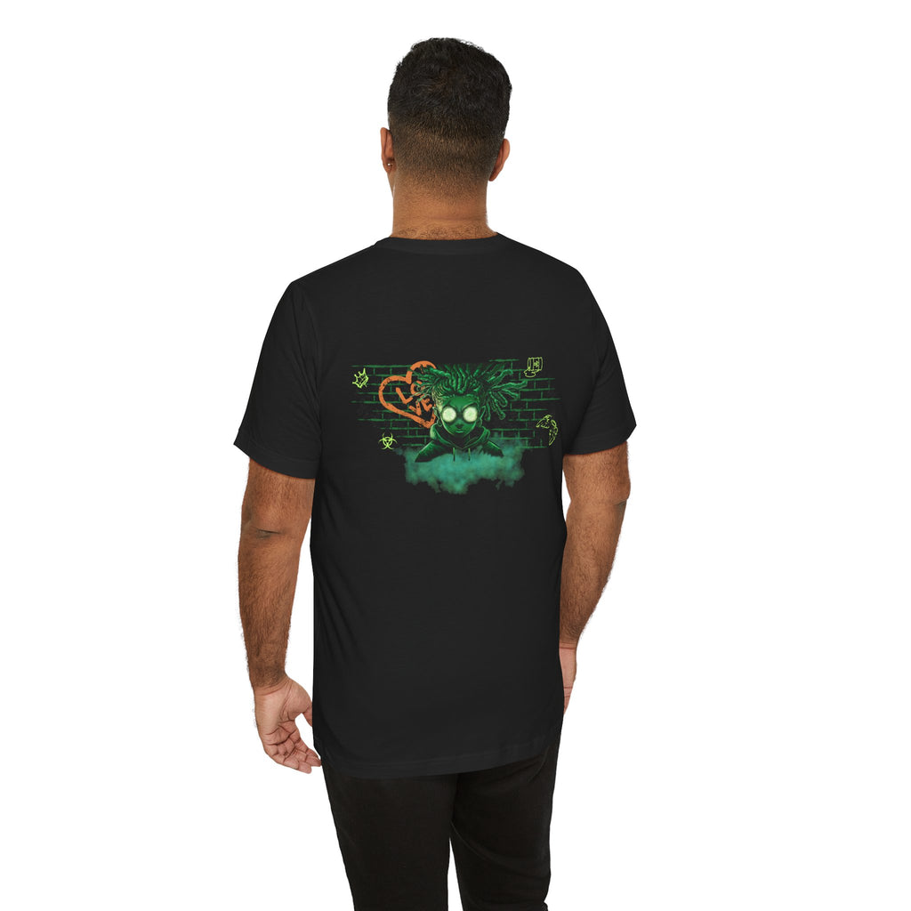 Urban Witch T-Shirt | Modern Witchcraft Graphic Tee | Dark Minimal Occult Shirt | Front & Back Print | Unisex Streetwear: Green