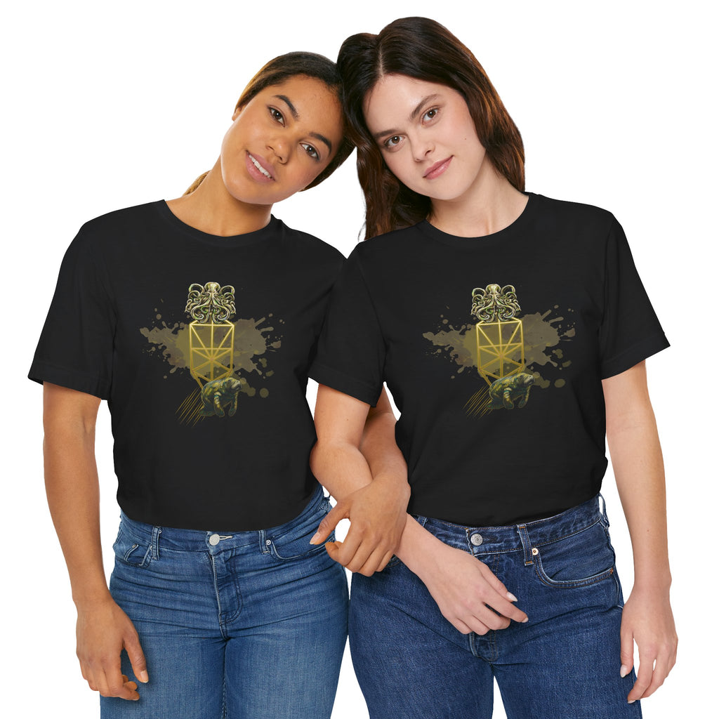 Sacred Geometry Graphic Tee Unisex Bella+Canvas 3001 Shirt Dark Aesthetic T-Shirt: Tree of Life
