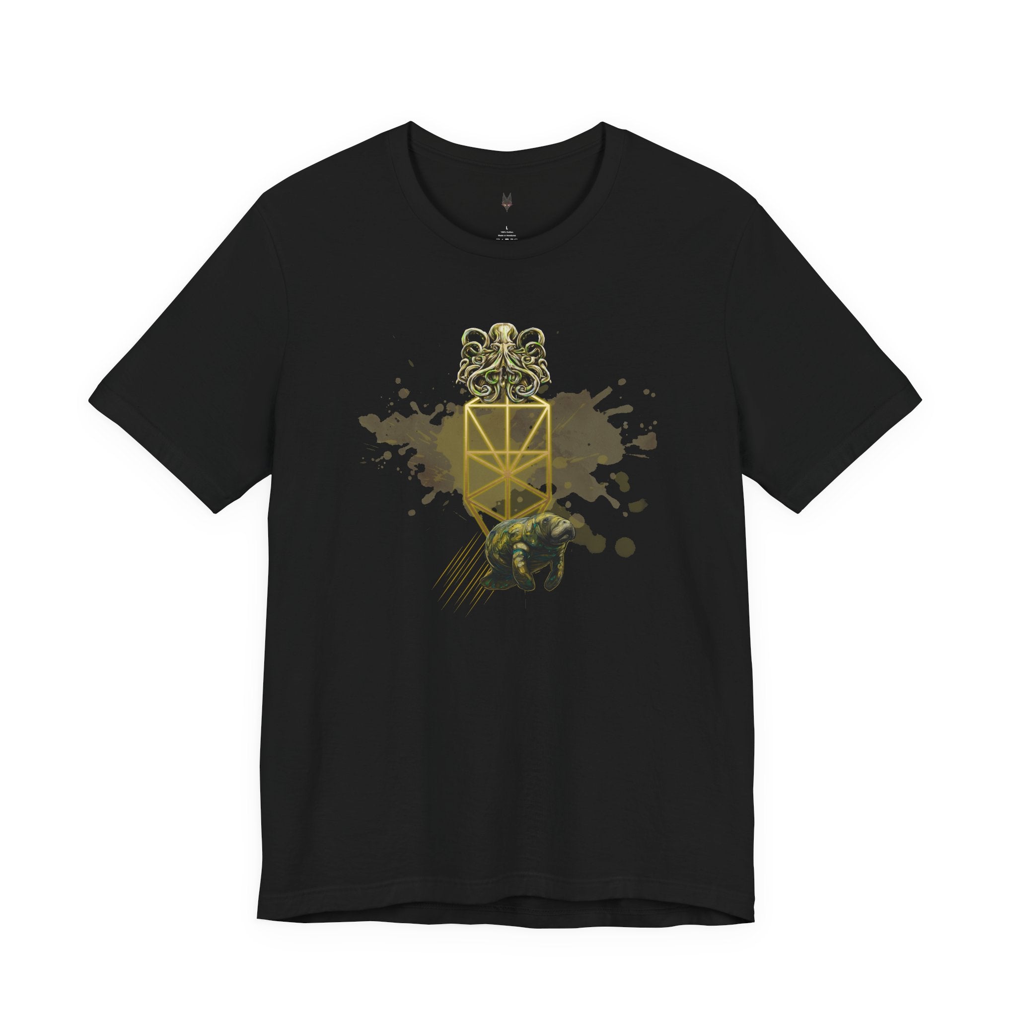 Sacred Geometry Graphic Tee Unisex Bella+Canvas 3001 Shirt Dark Aesthetic T-Shirt: Tree of Life