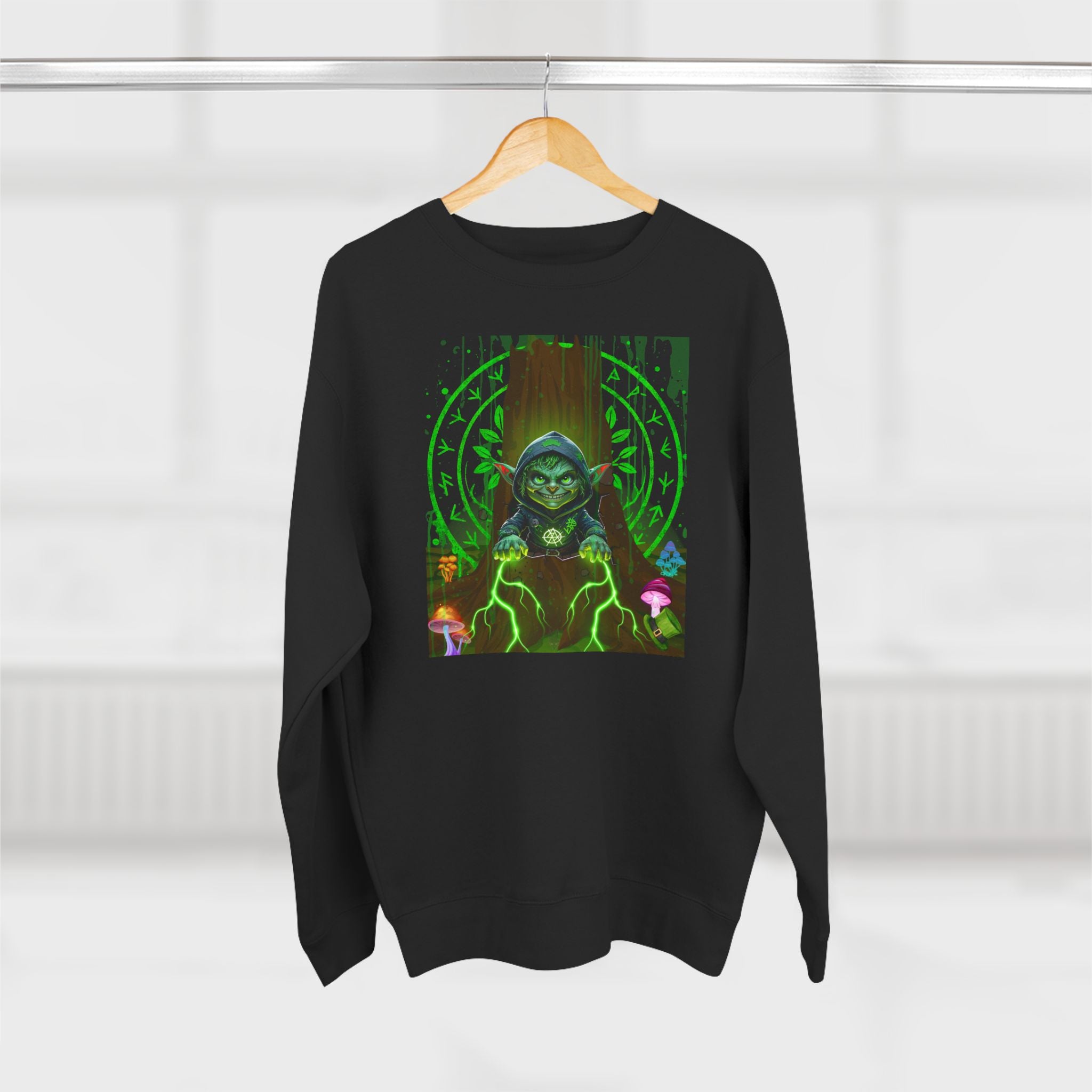St Pattys Day Forest Goblin Unisex Sweatshirt, March drop