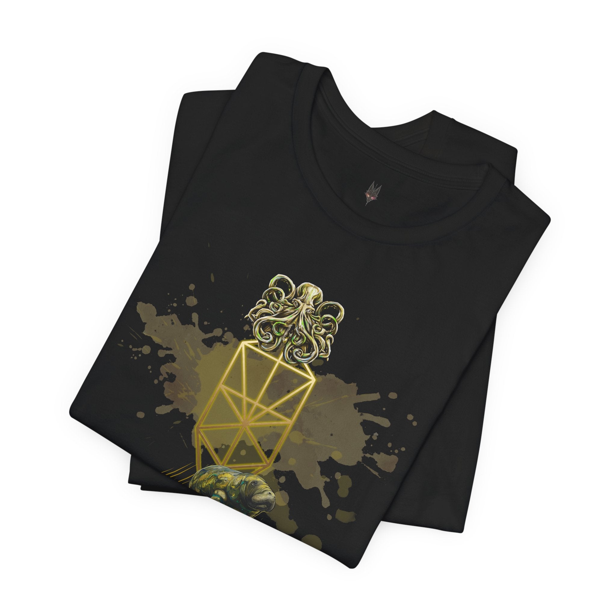 Sacred Geometry Graphic Tee Unisex Bella+Canvas 3001 Shirt Dark Aesthetic T-Shirt: Tree of Life