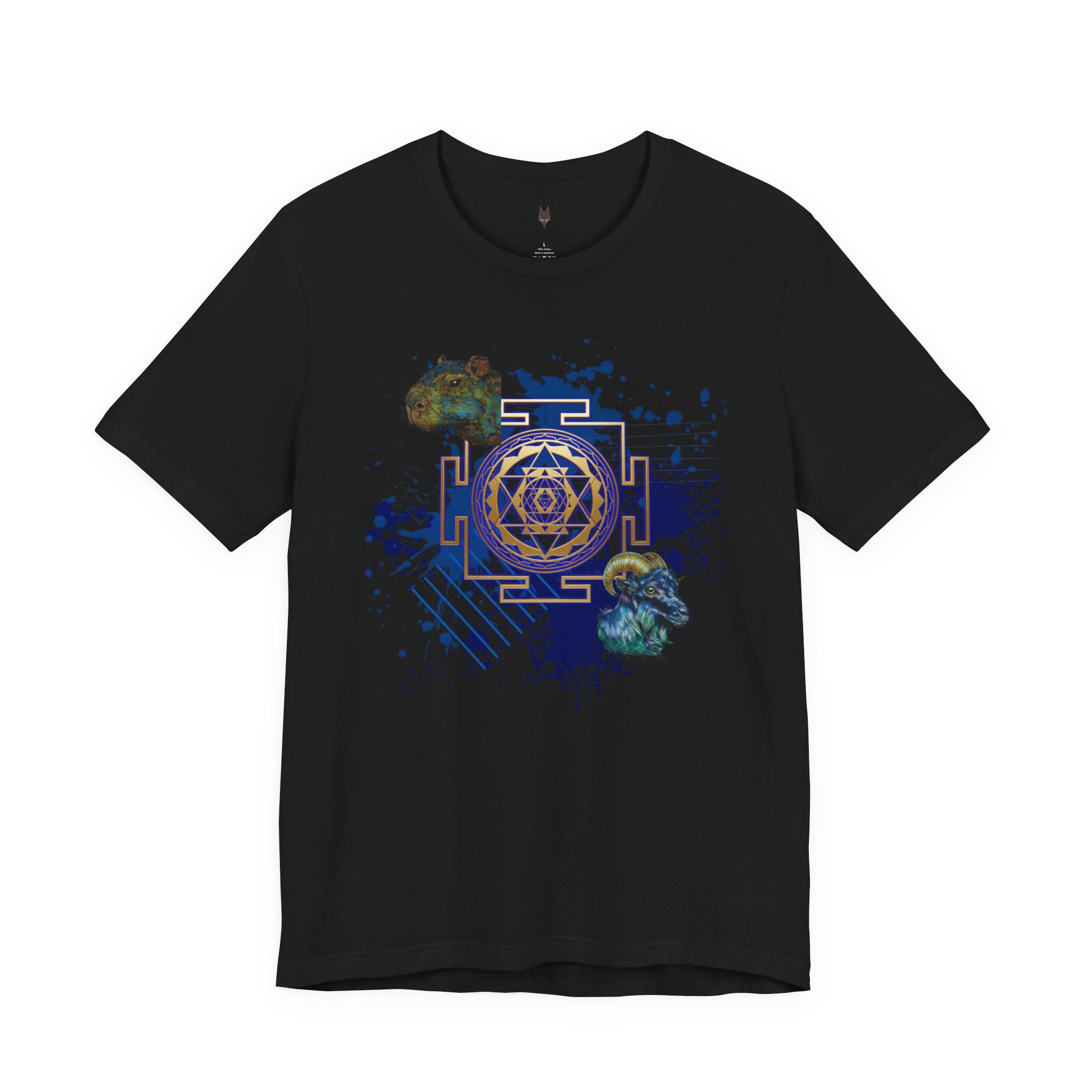 Sacred Geometry Graphic Tee Unisex Bella+Canvas 3001 Shirt Celestial Art T-Shirt: Sri Yantra