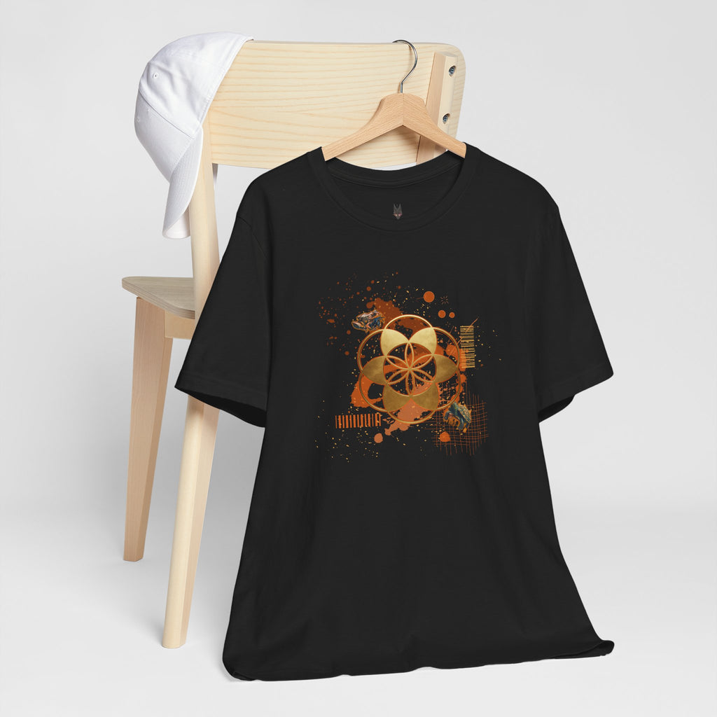 Sacred Geometry Graphic Tee Unisex Bella+Canvas 3001 Shirt Occult Art T-Shirt: Seed of Life