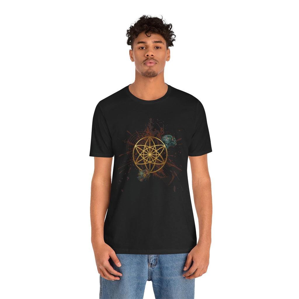 Sacred Geometry Graphic Tee Unisex Bella+Canvas 3001 Shirt Occult Art T-Shirt: Vector Equilibrium