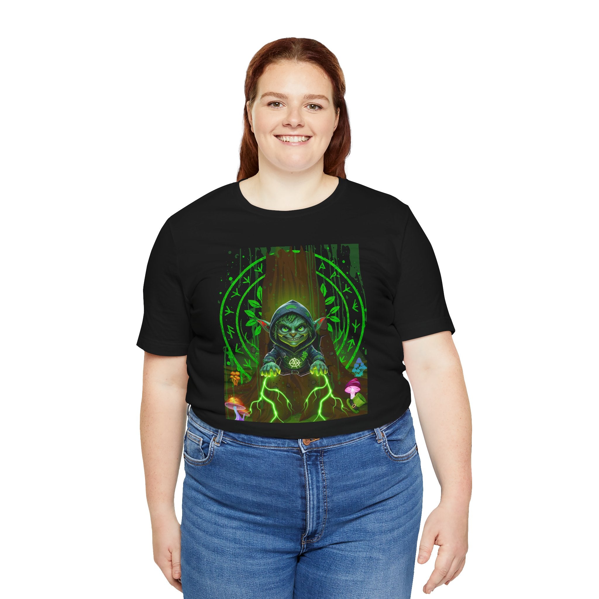 St Pattys Day Forest Goblin Unisex T Shirt, March drop