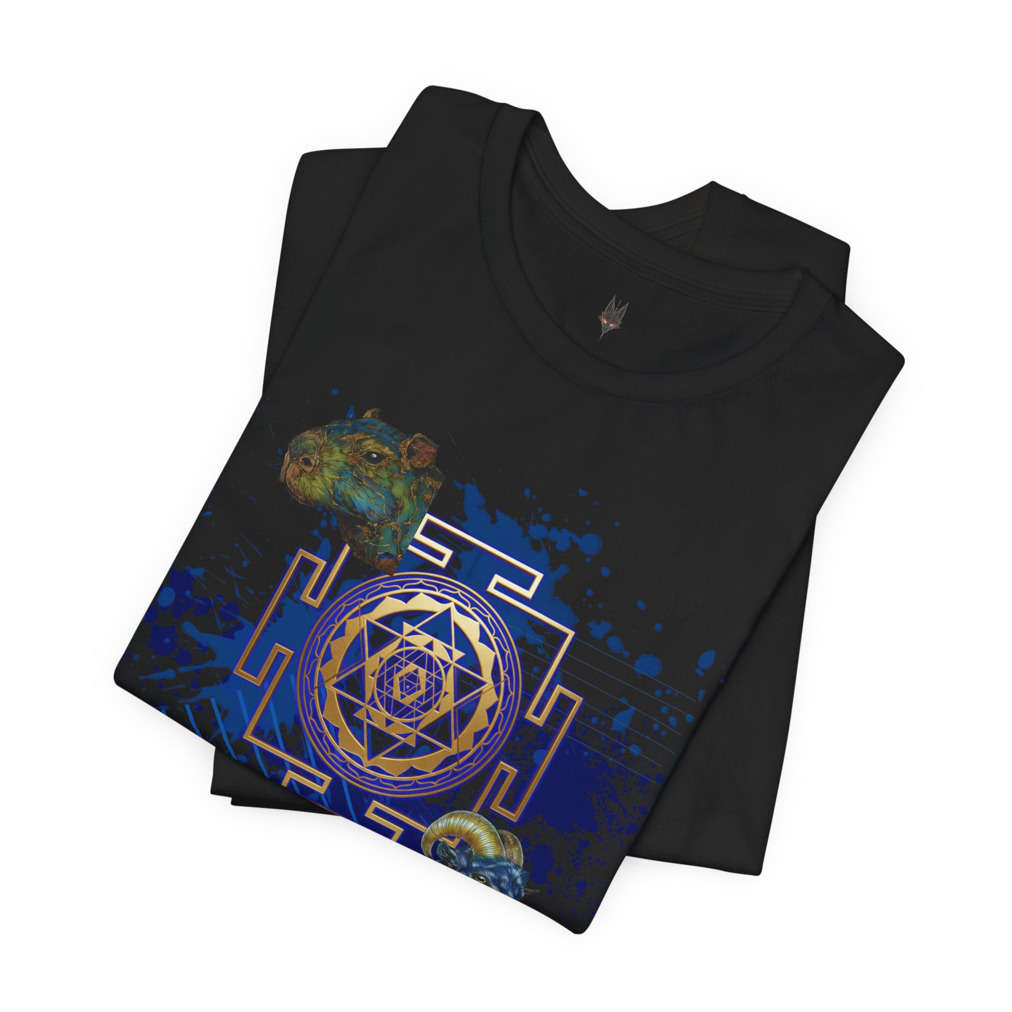 Sacred Geometry Graphic Tee Unisex Bella+Canvas 3001 Shirt Celestial Art T-Shirt: Sri Yantra