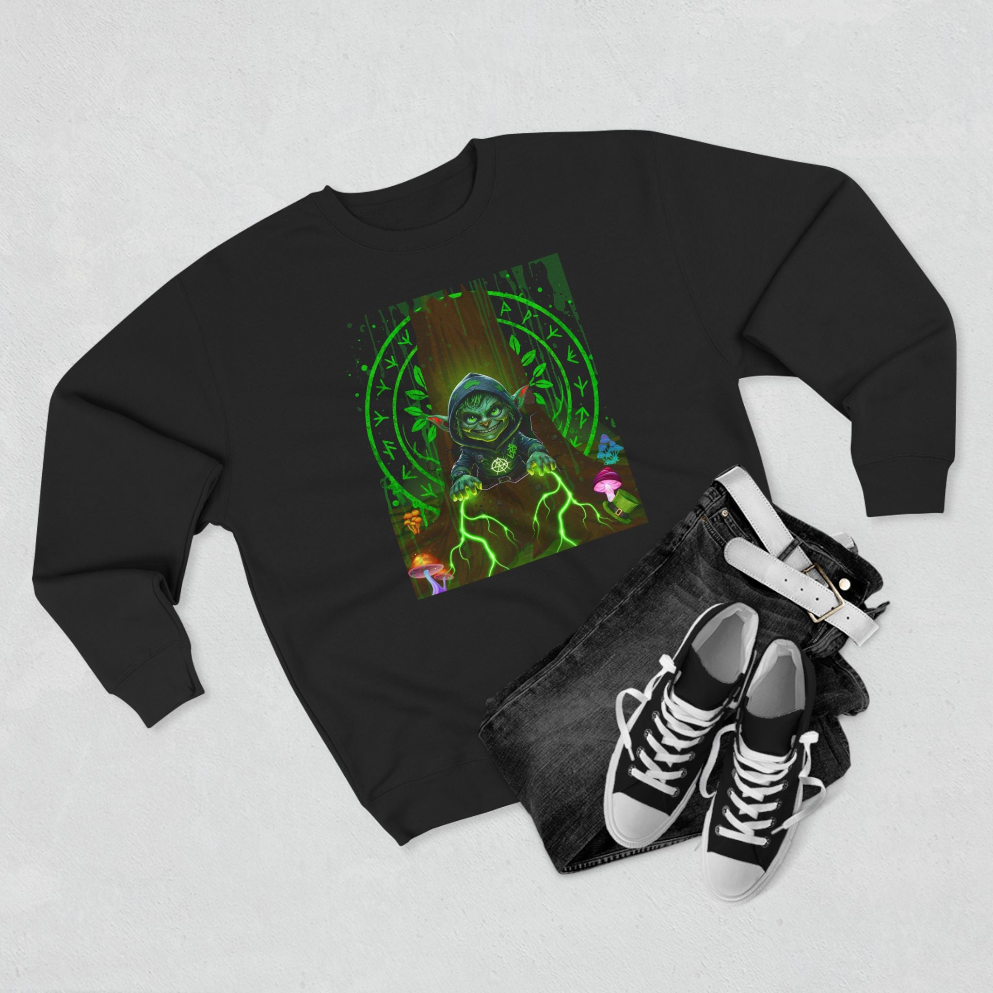 St Pattys Day Forest Goblin Unisex Sweatshirt, March drop