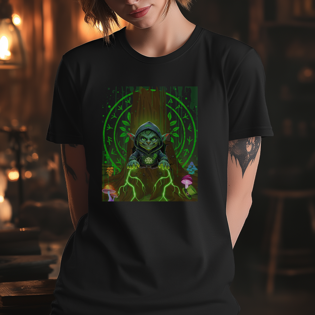 St Pattys Day Forest Goblin Unisex T Shirt, March drop