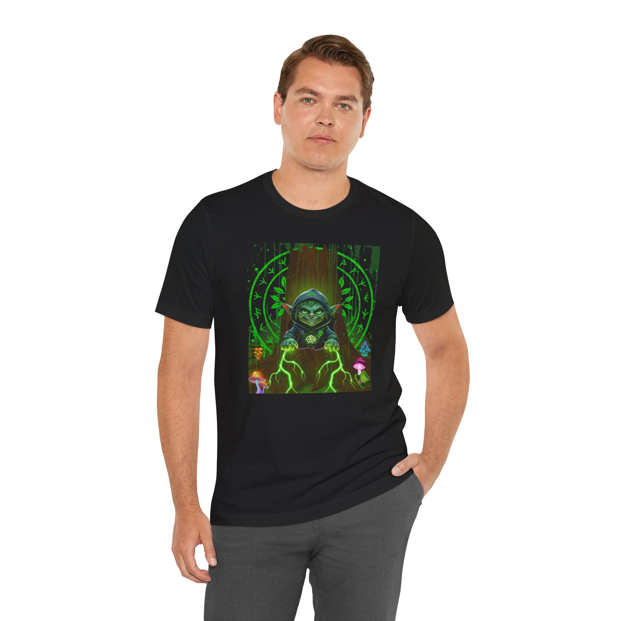 St Pattys Day Forest Goblin Unisex T Shirt, March drop
