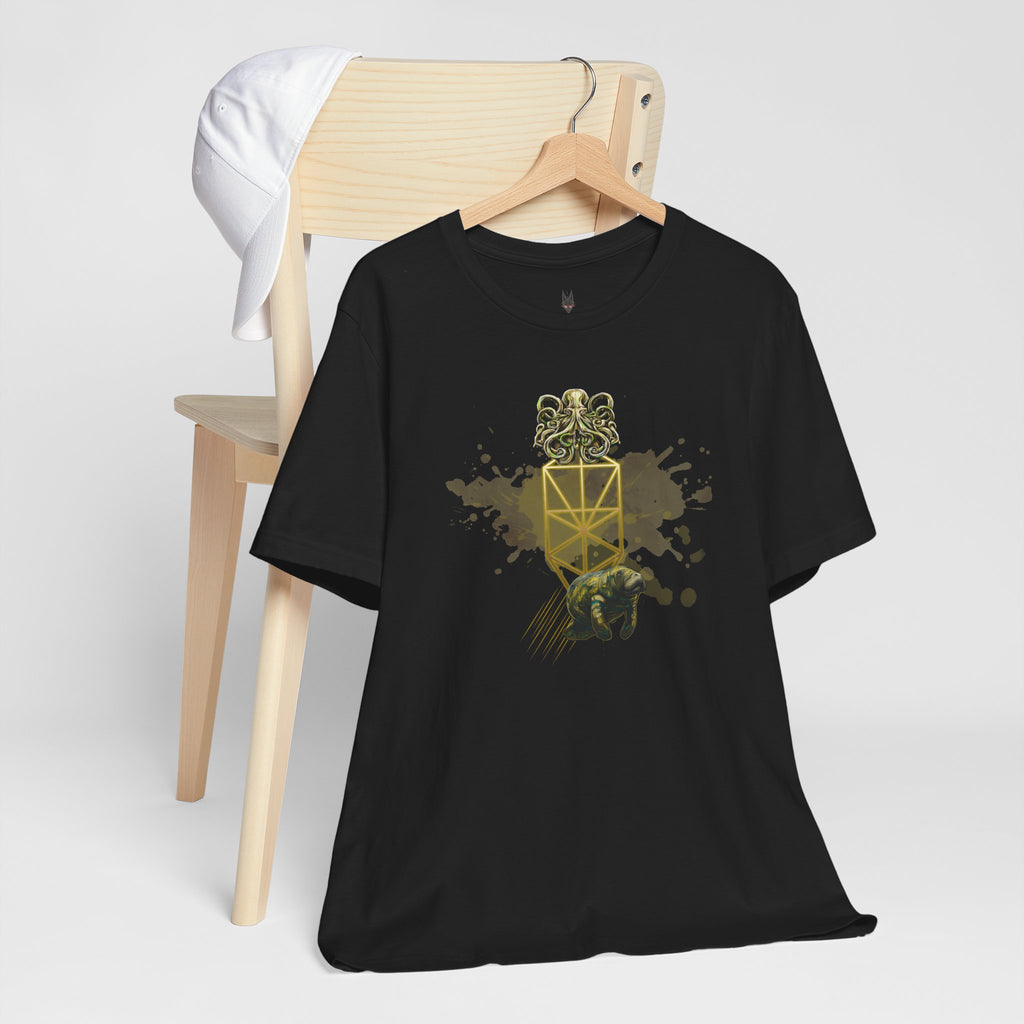 Sacred Geometry Graphic Tee Unisex Bella+Canvas 3001 Shirt Dark Aesthetic T-Shirt: Tree of Life