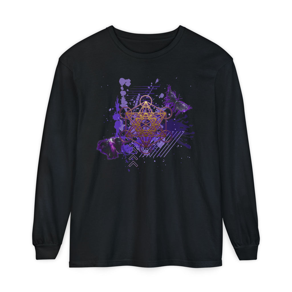 Sacred Geometry Long Sleeve — Ancient Forms Collection: Metatron's Cube
