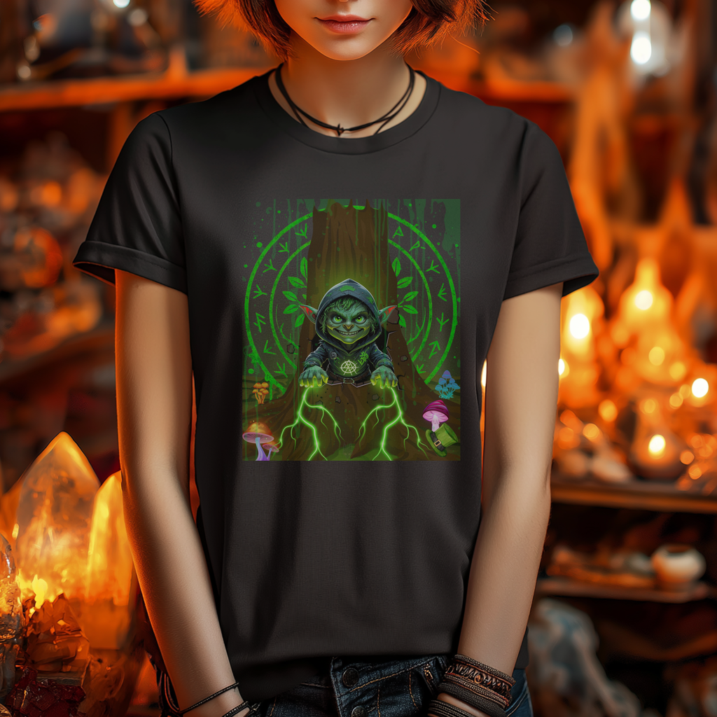 St Pattys Day Forest Goblin Unisex T Shirt, March drop