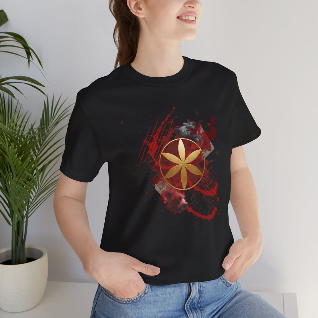 Sacred Geometry Graphic Tee Unisex Bella+Canvas 3001 Shirt Alchemy Art T-Shirt: Germ of Life