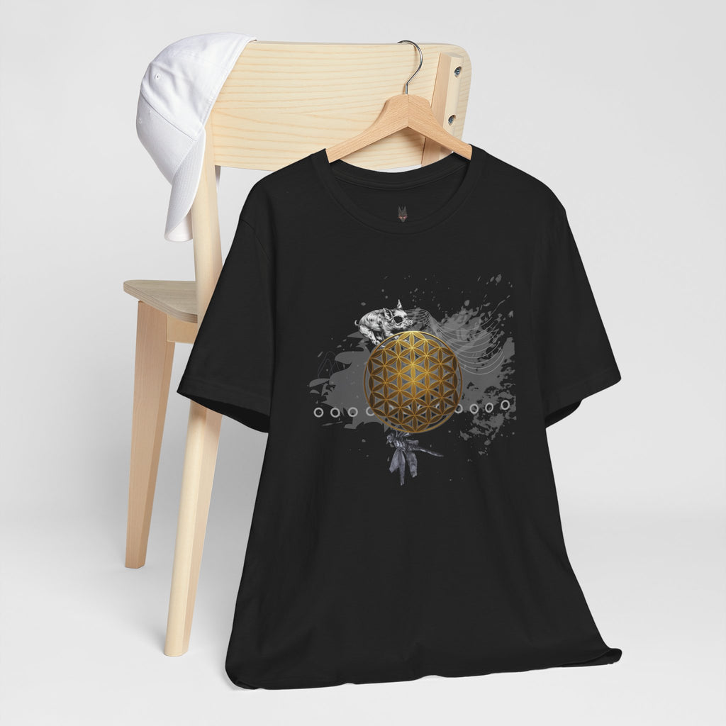 Sacred Geometry Graphic Tee Unisex Bella+Canvas 3001 Shirt Occult Art T-Shirt: Flower of Life