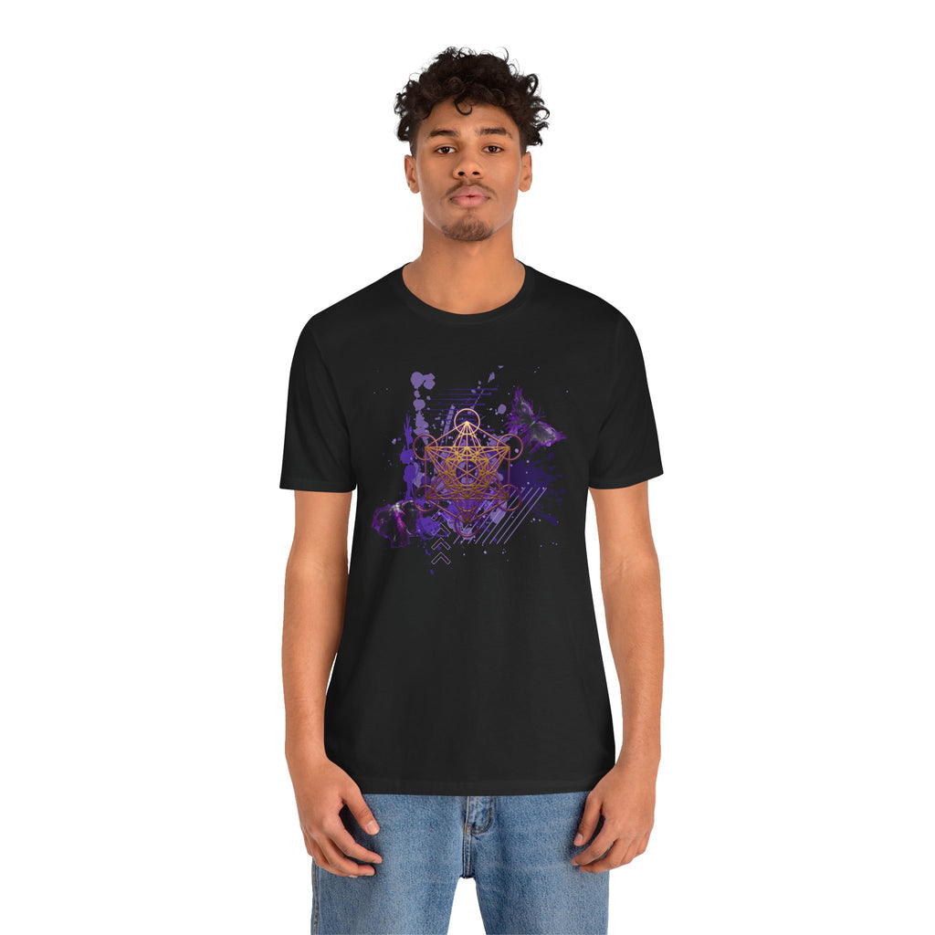 Sacred Geometry Graphic Tee Unisex Bella+Canvas 3001 Shirt Celestial Art T-Shirt: Metatron's Cube