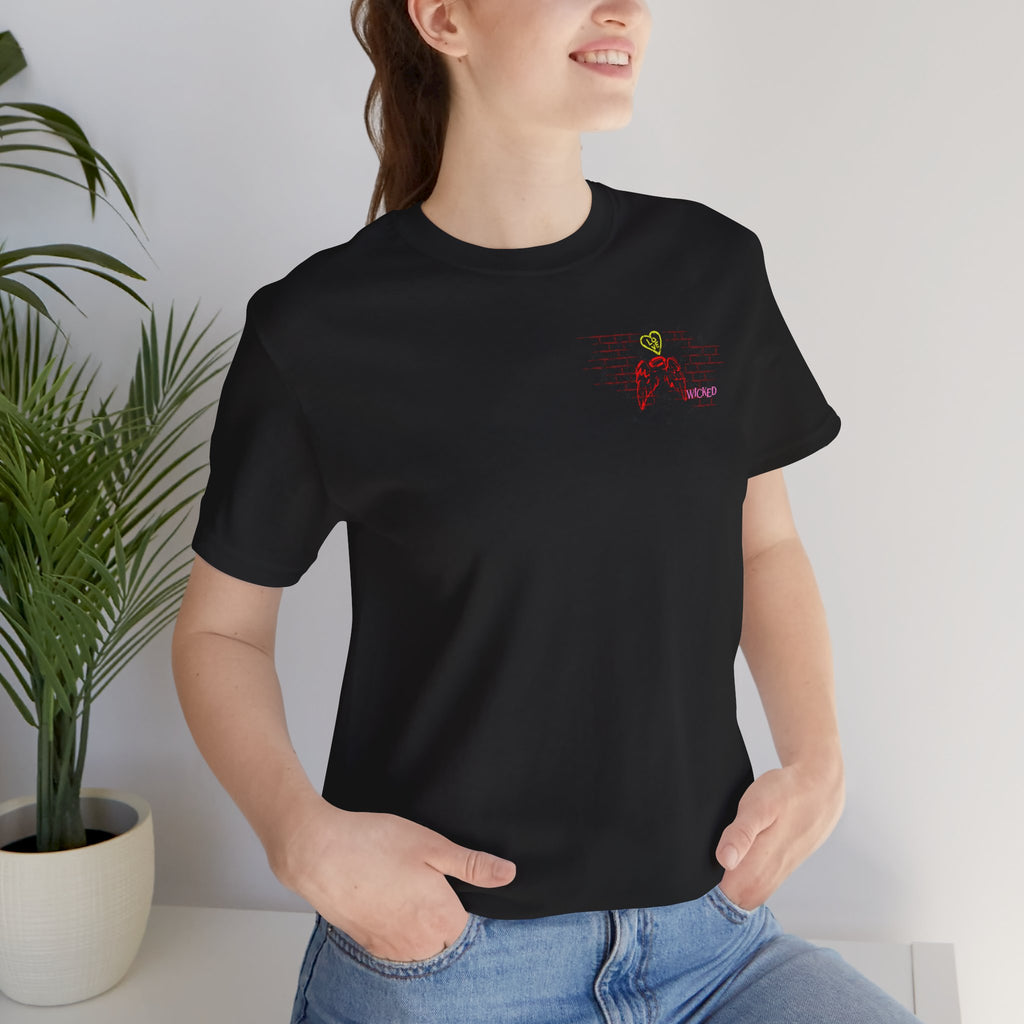 Urban Witch T-Shirt | Modern Witchcraft Graphic Tee | Dark Minimal Occult Shirt | Front & Back Print | Unisex Streetwear: Red