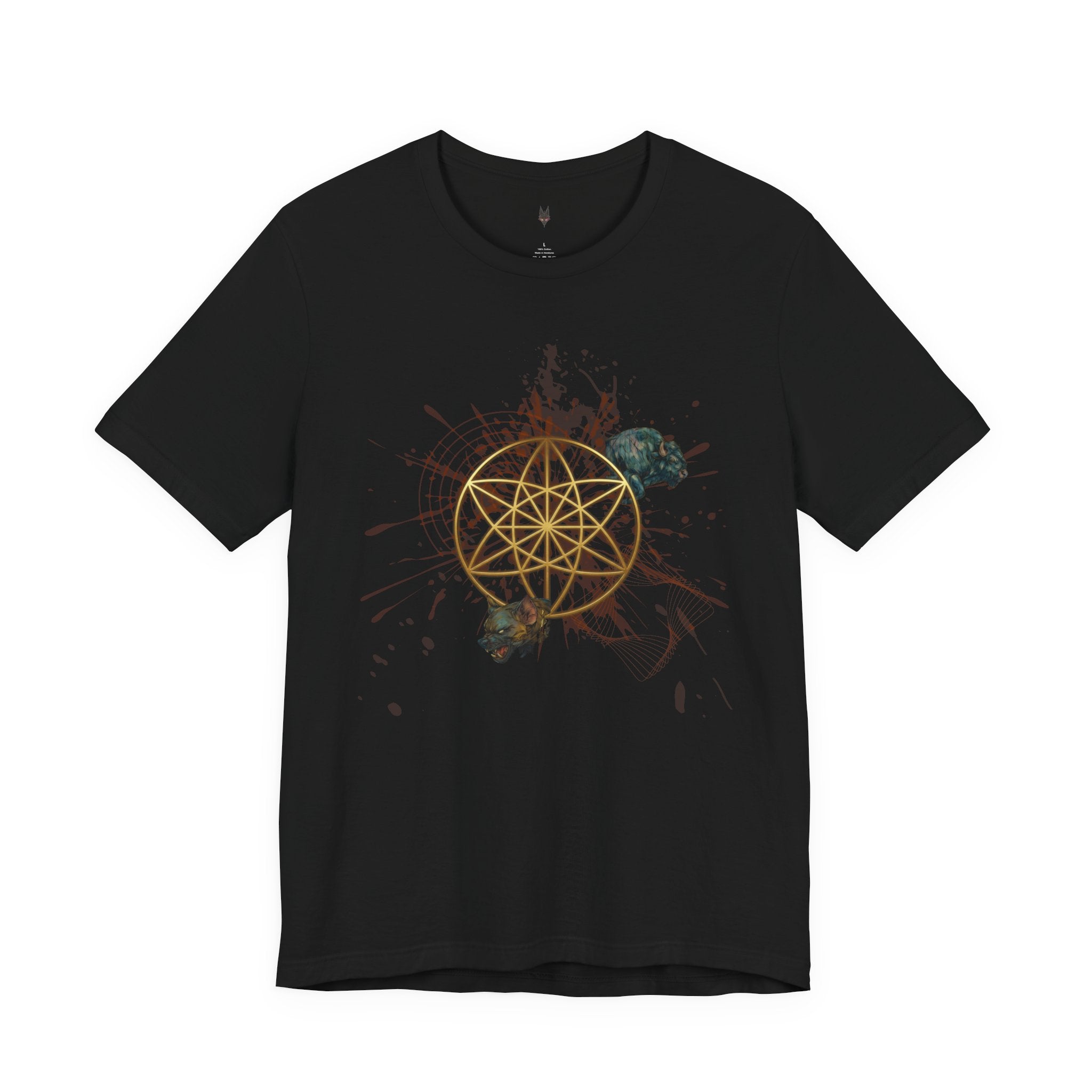 Sacred Geometry Graphic Tee Unisex Bella+Canvas 3001 Shirt Occult Art T-Shirt: Vector Equilibrium