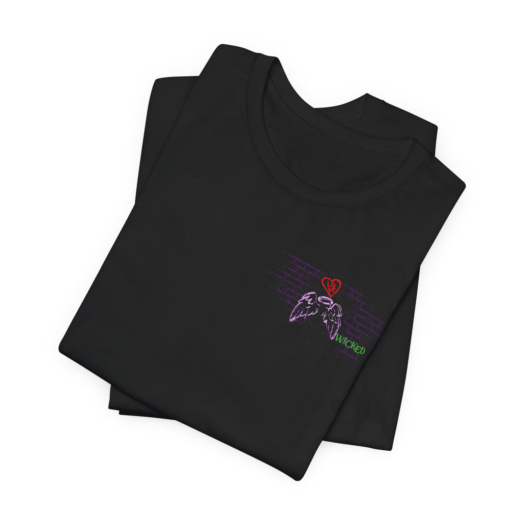 Urban Witch T-Shirt | Modern Witchcraft Graphic Tee | Dark Minimal Occult Shirt | Front & Back Print | Unisex Streetwear: Purple