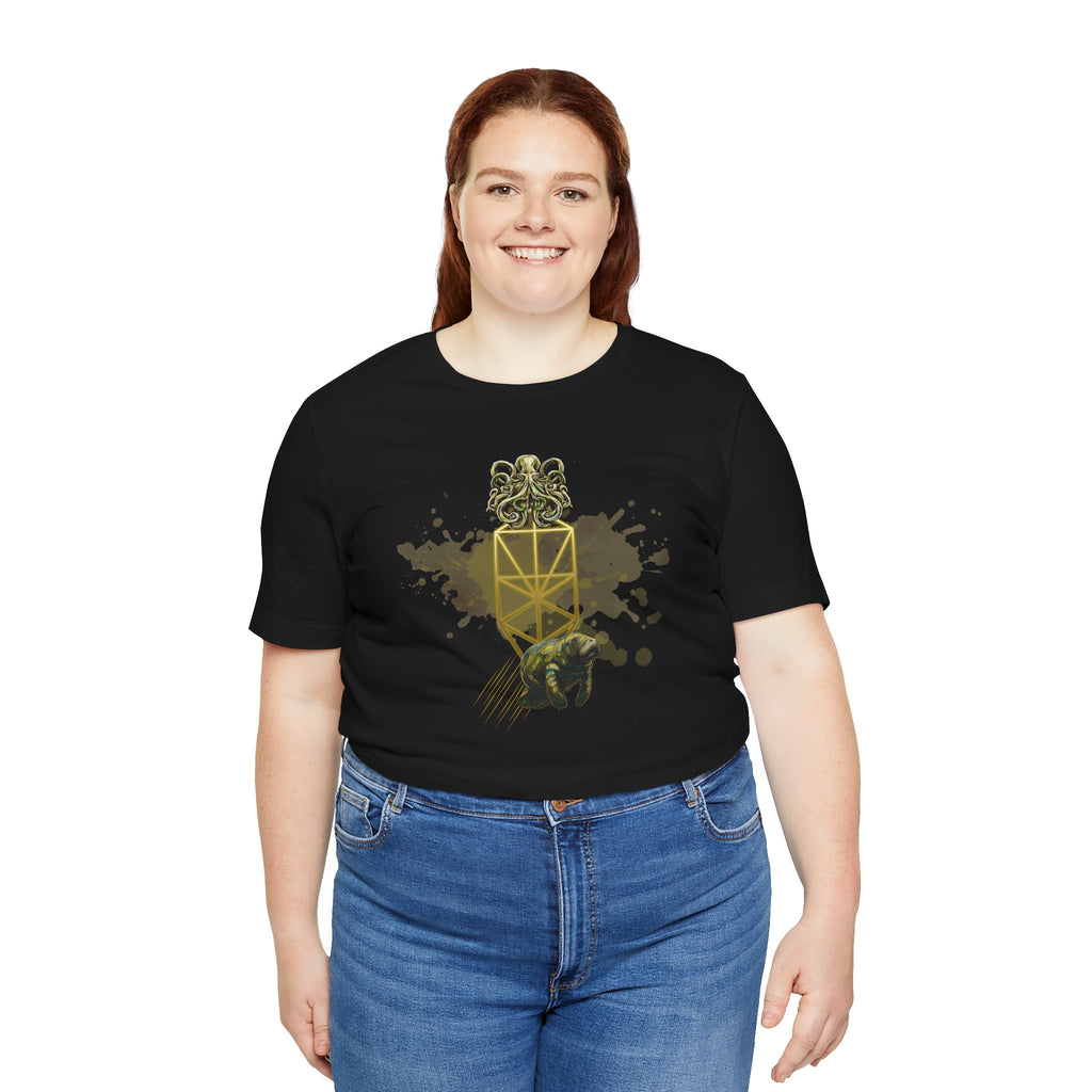 Sacred Geometry Graphic Tee Unisex Bella+Canvas 3001 Shirt Dark Aesthetic T-Shirt: Tree of Life
