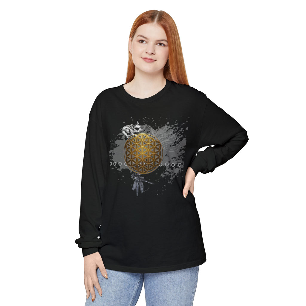 Sacred Geometry Long Sleeve — Ancient Forms Collection: Flower of Life