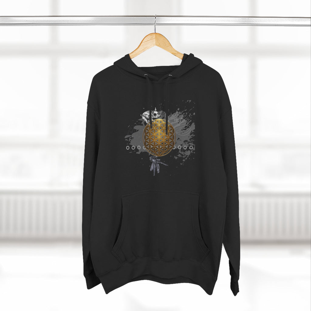 Sacred Geometry Graphic Hoodie Occult Art Ancient Forms: Flower of Life