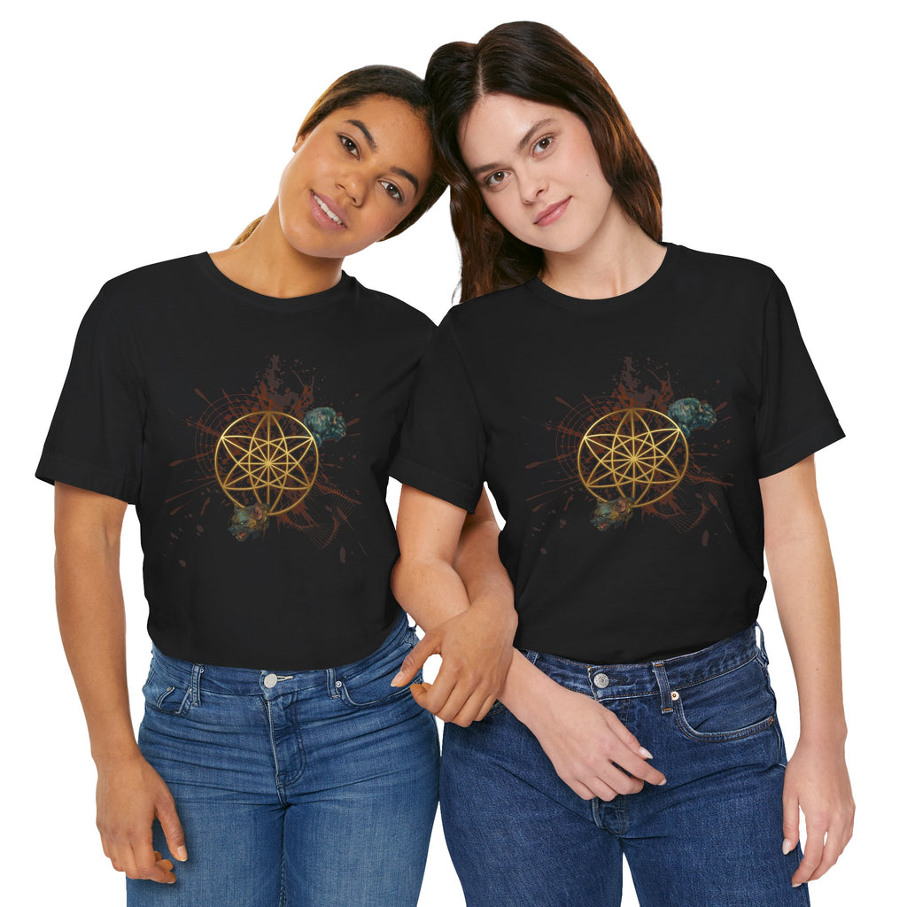 Sacred Geometry Graphic Tee Unisex Bella+Canvas 3001 Shirt Occult Art T-Shirt: Vector Equilibrium