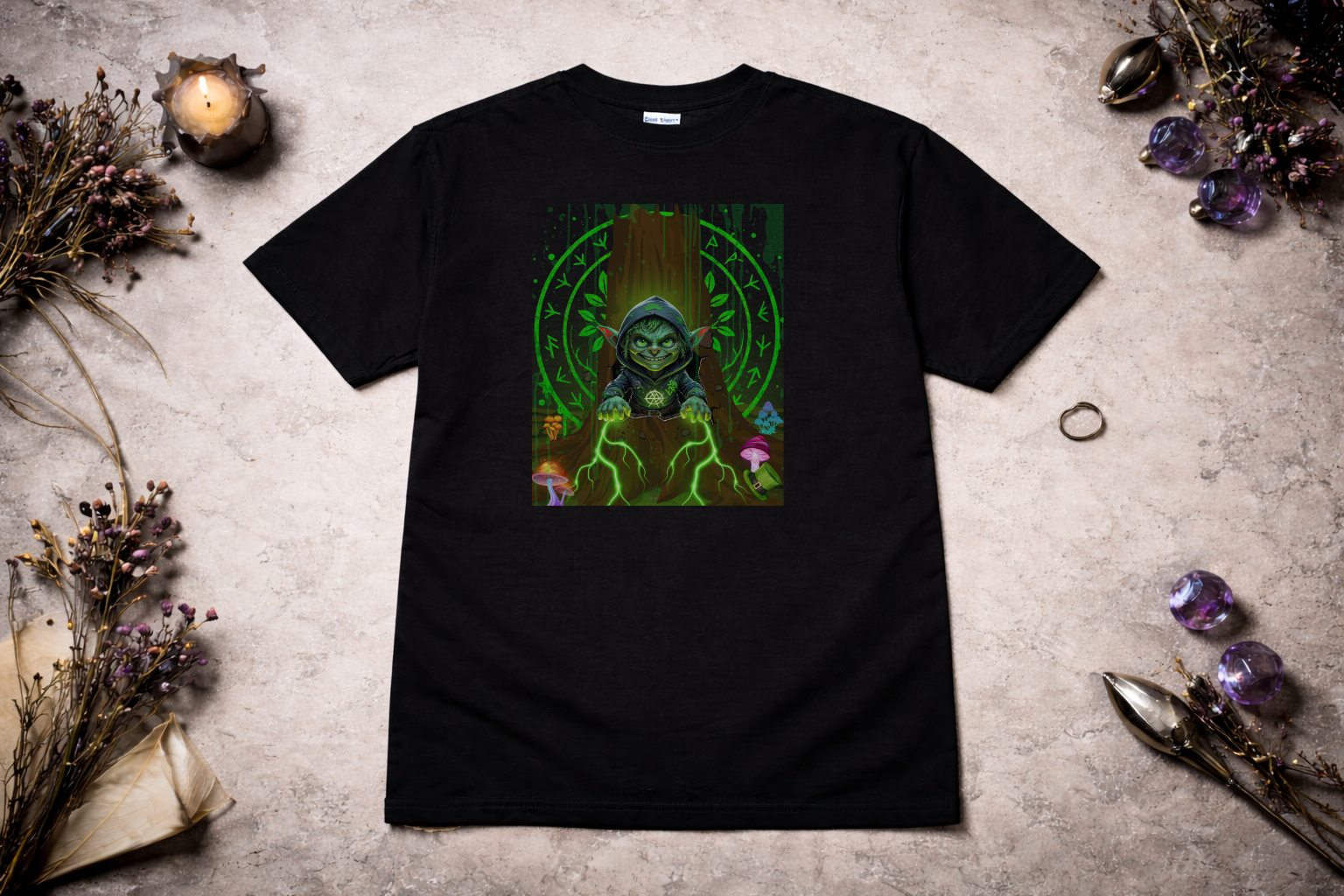 St Pattys Day Forest Goblin Unisex T Shirt, March drop