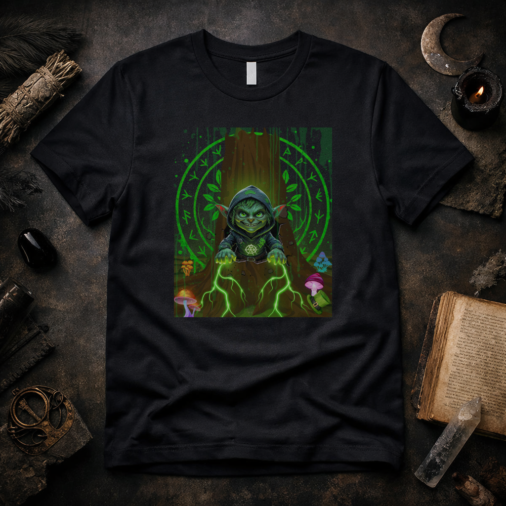 St Pattys Day Forest Goblin Unisex T Shirt, March drop